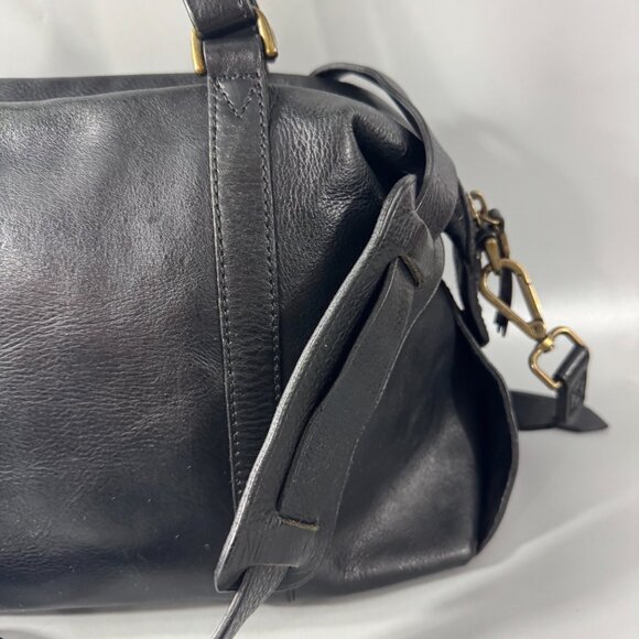 Madewell The Glasgow Satchel in Black - Picture 4 of 16